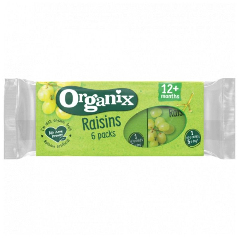 Organix Raisins Mini Boxes 12x14g (12 mos+)